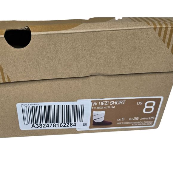 Koolaburra by UGG Dezi Short Women's Winter Boots in Plum Size 8 NIB - Picture 3 of 4